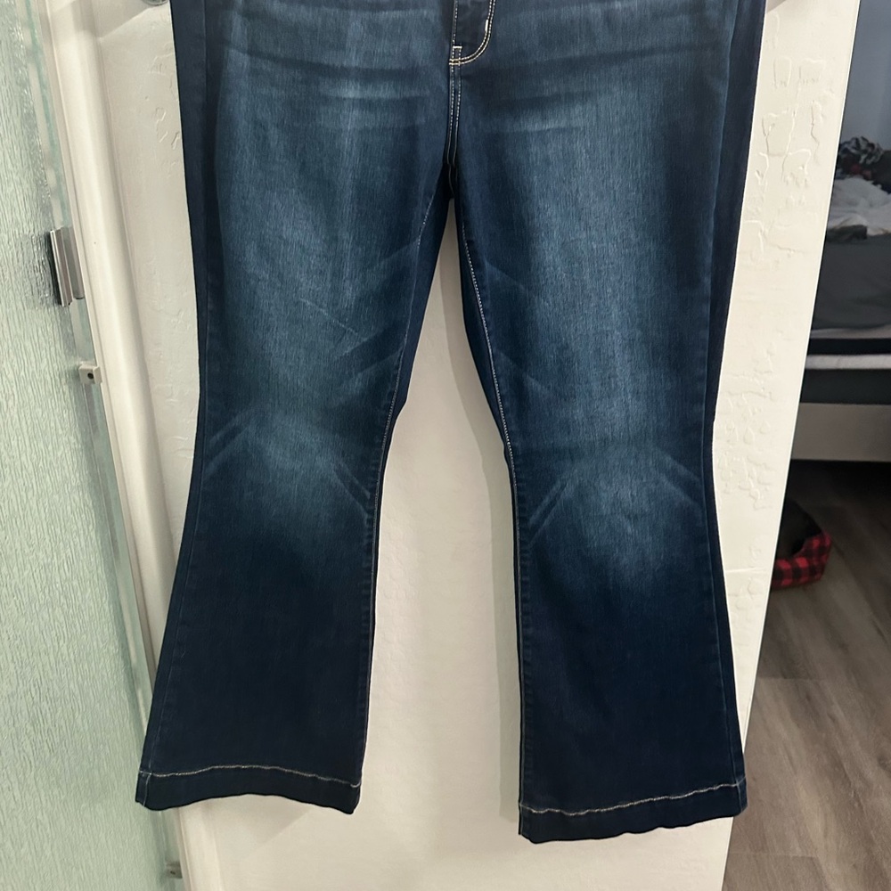 Judy Blue Flare Wide Leg Blue Jeans